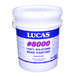 Lucas #8000 100% Silicone Roof Coating