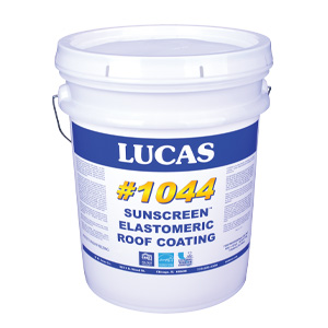 Lucas #1044 Sunscreen™ White Elastomeric Roof Coating