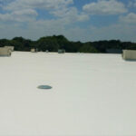 Smooth BUR with Lucas #8000 High Solids silicone Roof Coating
