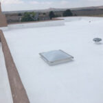 Granular Cap with Lucas #8000 High Solids silicone Roof Coating